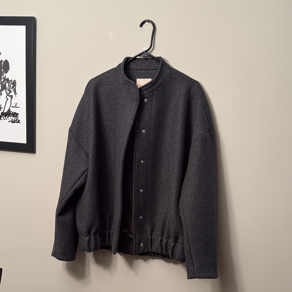 NWOT H&M Wool Bomber Jacket